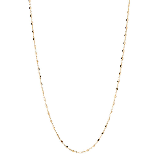 Collana girocollo Alisia in argento dorato con cubetti MISURA UNICA