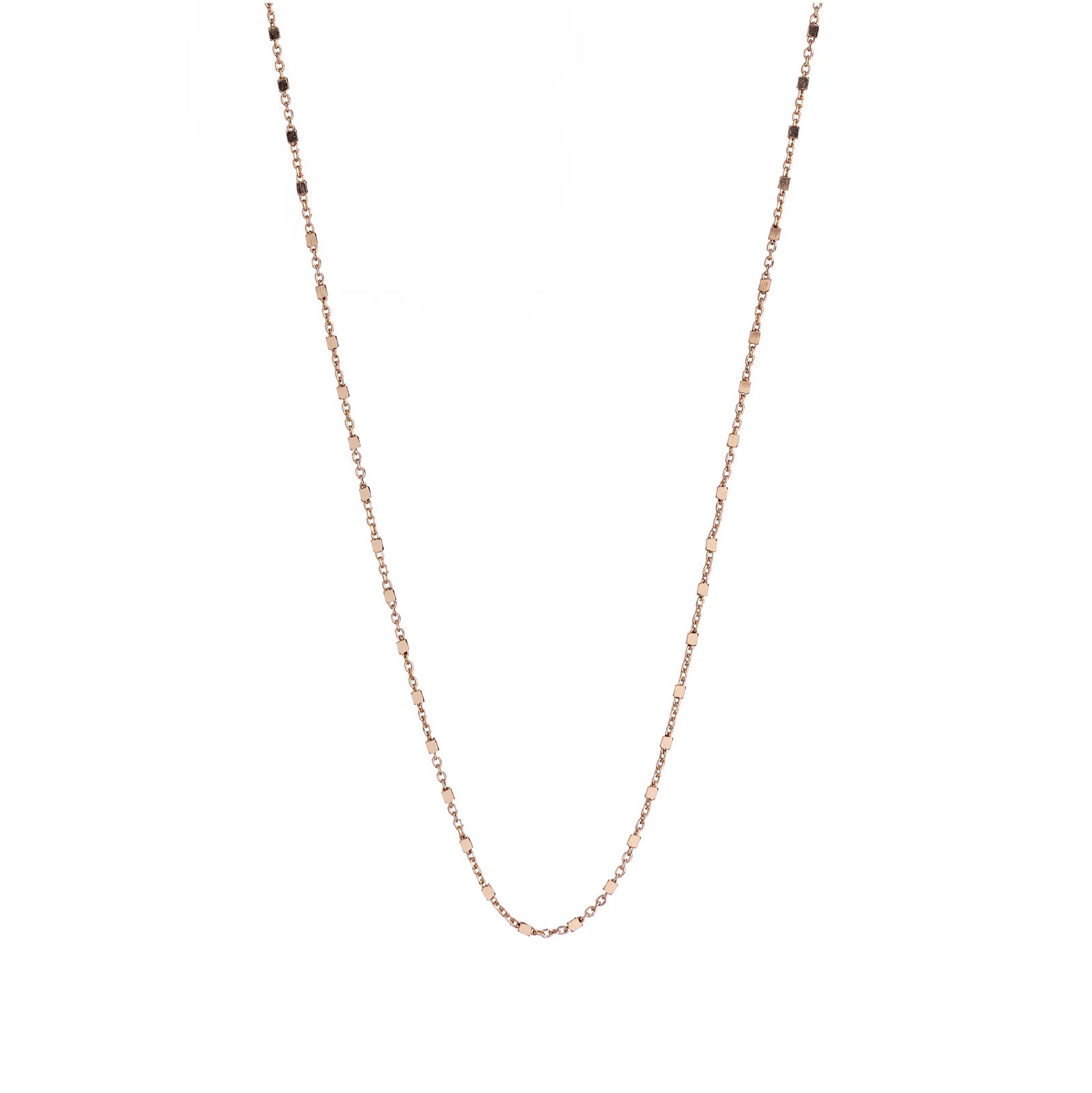 Collana girocollo donna Alisia argento oro con cubetti MISURA UNICA