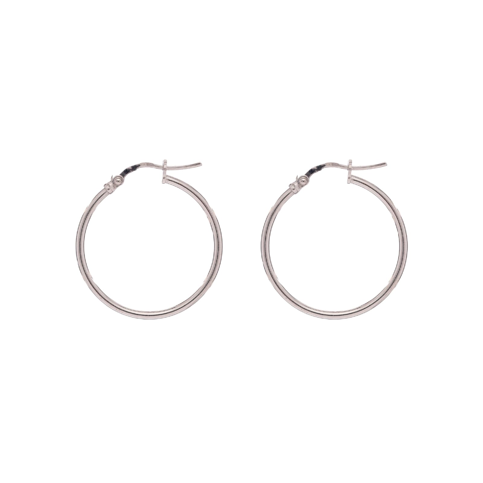 Orecchini a cerchio Alisia in argento diametro 2,7cm MISURA UNICA