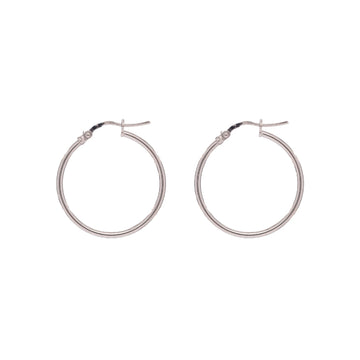 Orecchini a cerchio Alisia in argento diametro 2,7cm MISURA UNICA