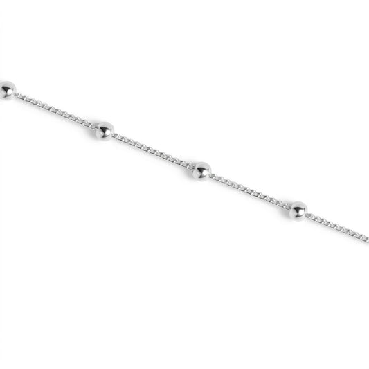 Collana girocollo Alisia in argento circondata da palline MISURA UNICA