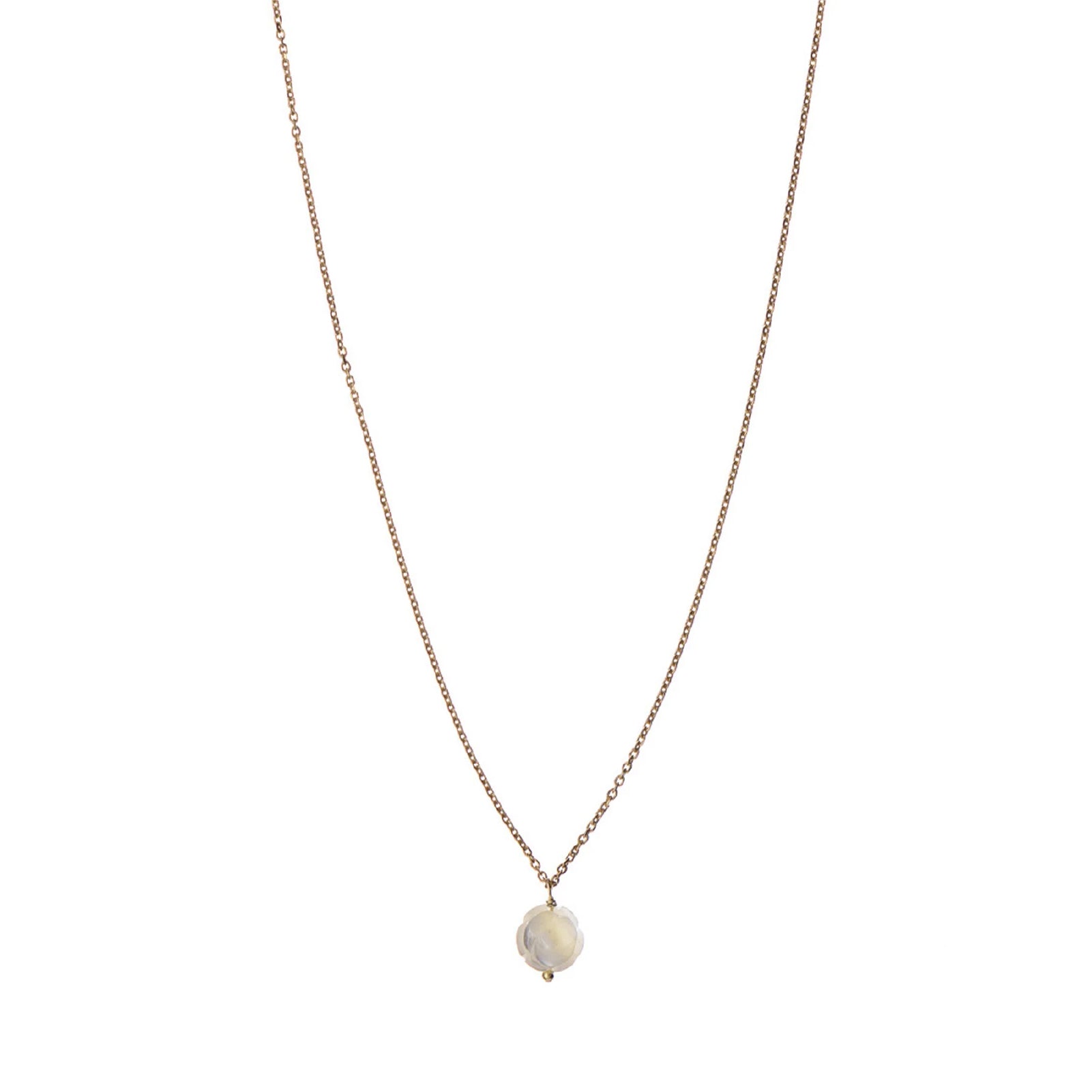 Collana da donna Alisia in argento dorato con rosellina MISURA UNICA