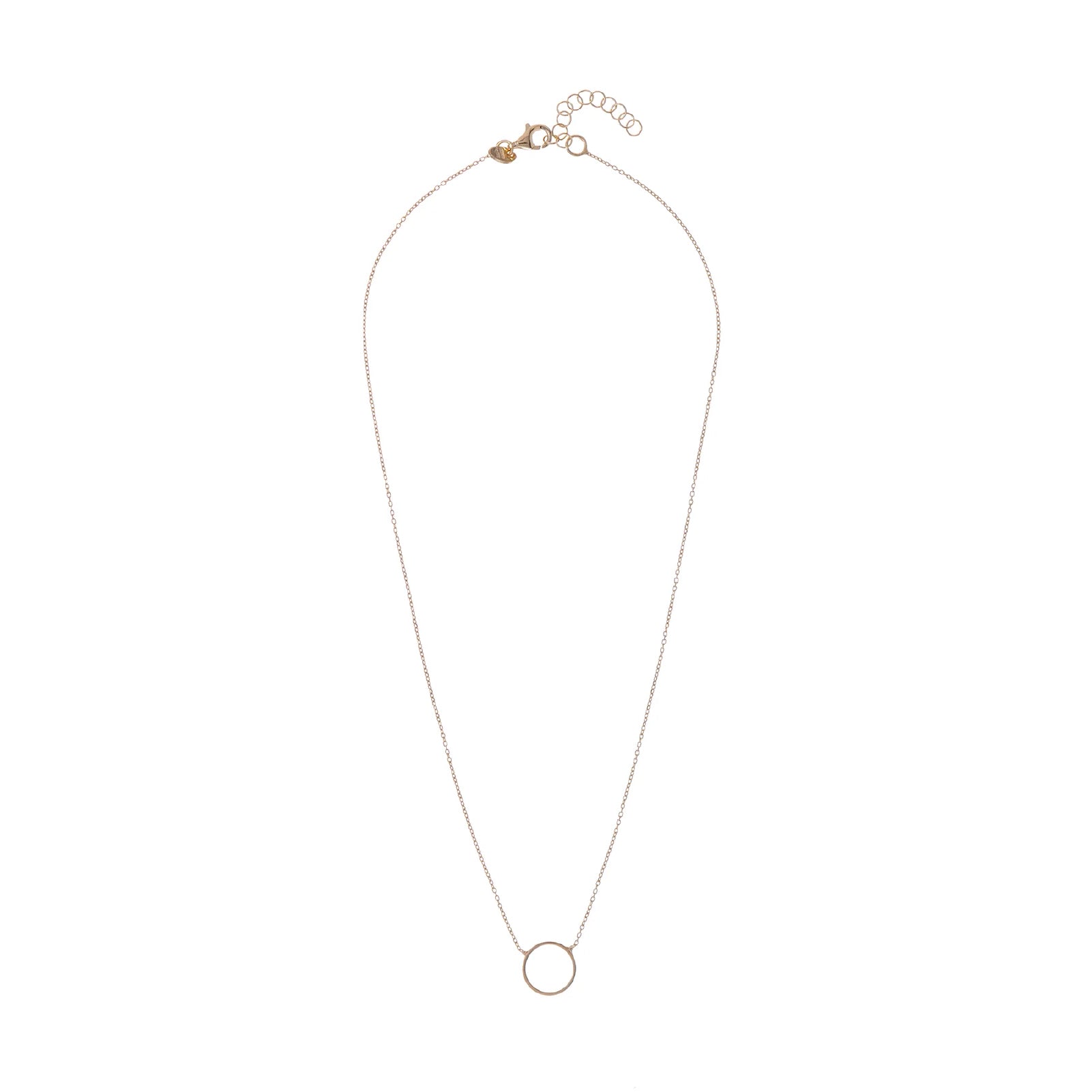 Collana girocollo donna Alisia argento oro con cerchio MISURA UNICA