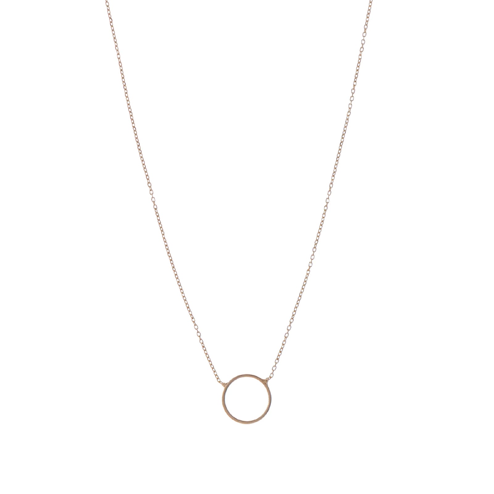 Collana girocollo donna Alisia argento oro con cerchio MISURA UNICA