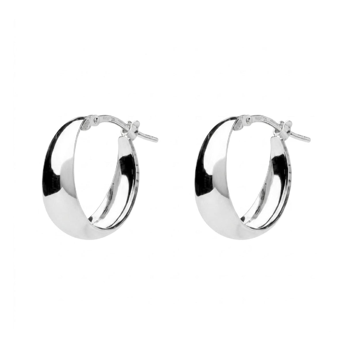 Orecchini cerchi argento Alisia donna