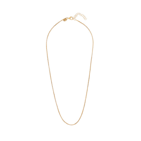 Collana girocollo Alisia catena coreana in argento dorato MISURA UNICA