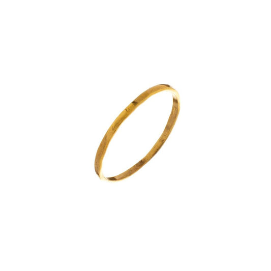 Anello da donna Alisia in argento dorato con lavorazione
