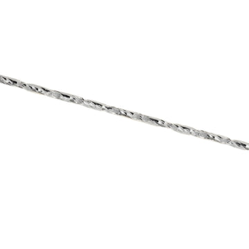 Collana girocollo Alisia in argento con tubicini diamantati MISURA UNICA