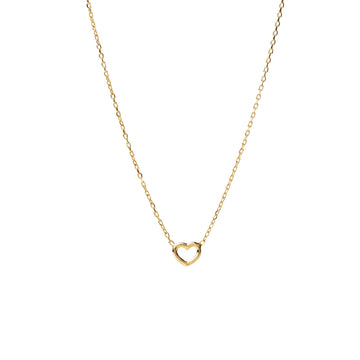 Collana Alisia in argento dorato con cuore piccolo MISURA UNICA