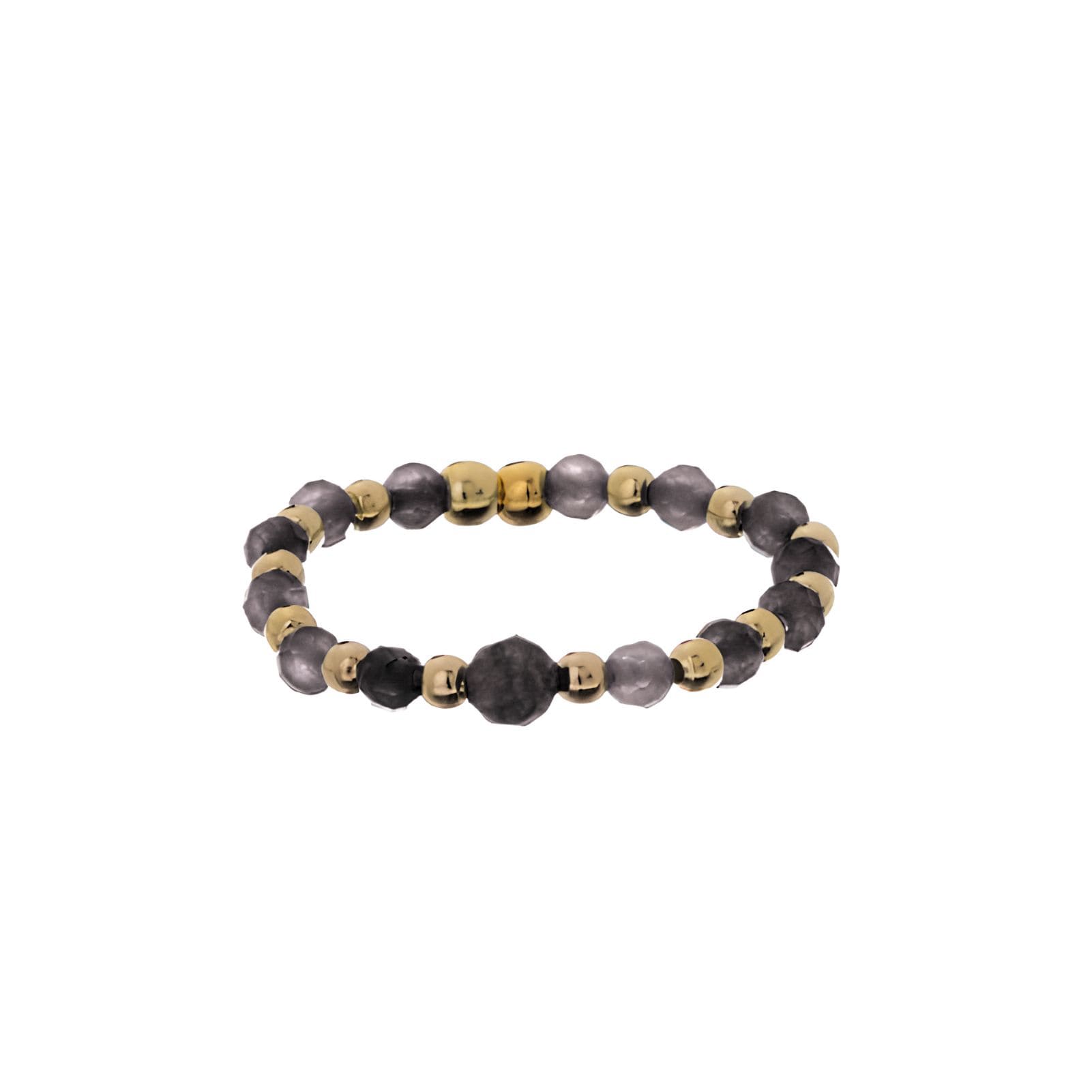 Anello Alisia sfere in argento dorato e pietre di spinello 17