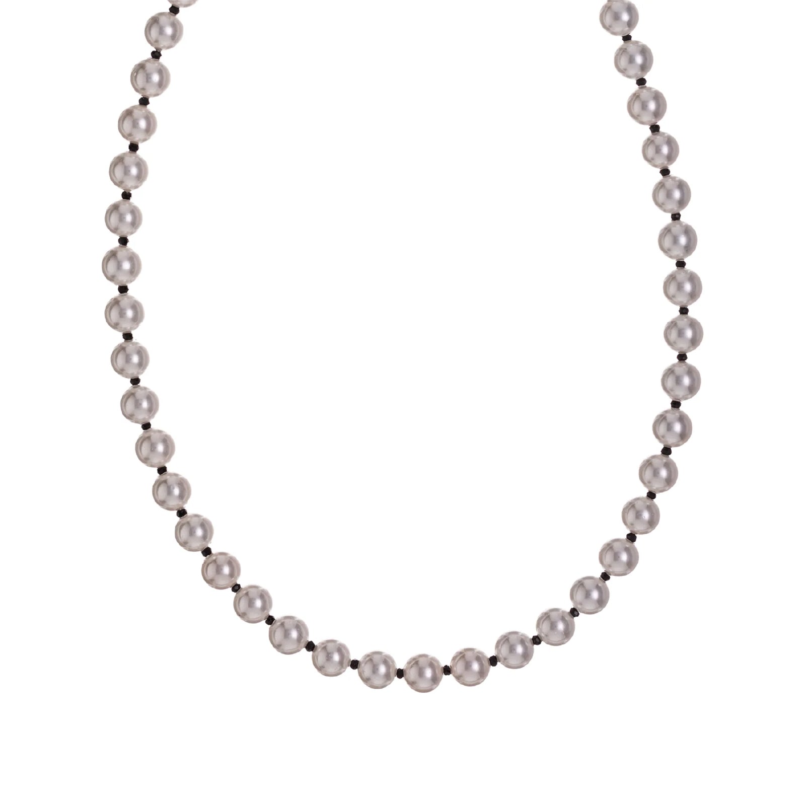 Collana girocollo da donnae Alisia in argento con perle MISURA UNICA