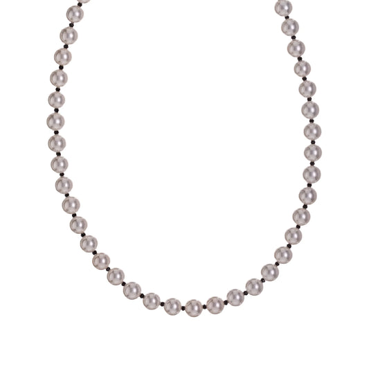 Collana girocollo da donnae Alisia in argento con perle MISURA UNICA
