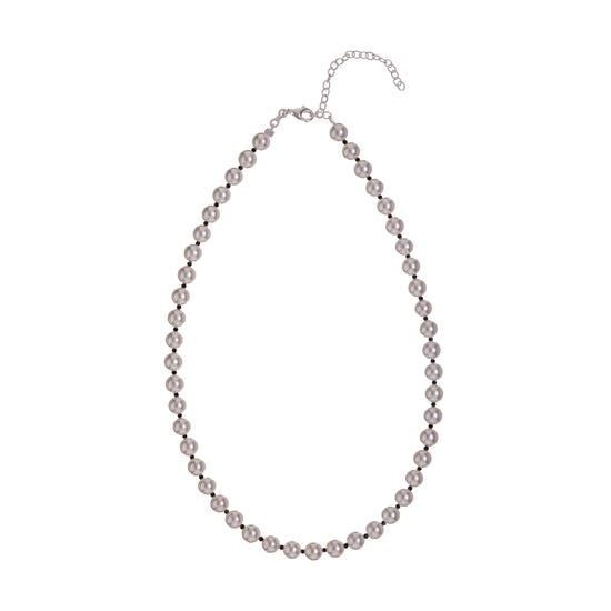Collana girocollo da donnae Alisia in argento con perle MISURA UNICA