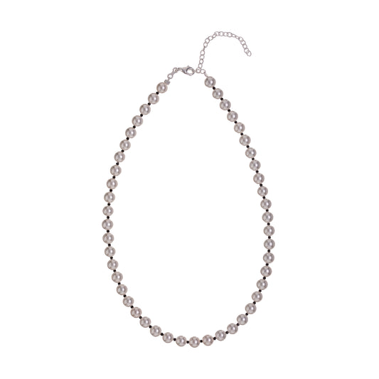 Collana girocollo da donnae Alisia in argento con perle MISURA UNICA