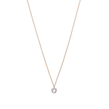 Collana punto luce Alisia in argento dorato e zircone MISURA UNICA