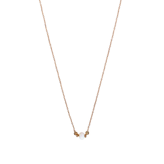 Collana da donna Alisia in argento dorato con opale MISURA UNICA