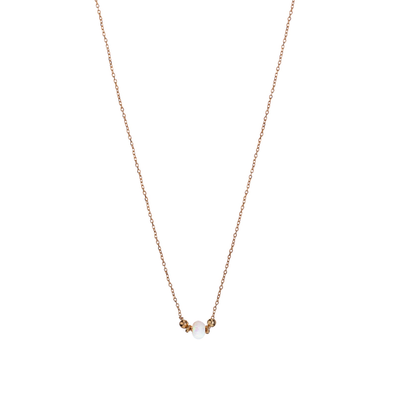 Collana da donna Alisia in argento dorato con opale MISURA UNICA