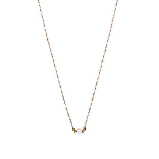 Collana da donna Alisia in argento dorato con opale MISURA UNICA
