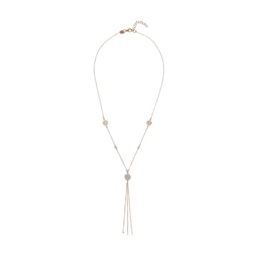 Collana Y da donna Alisia in argento dorato con roselline MISURA UNICA