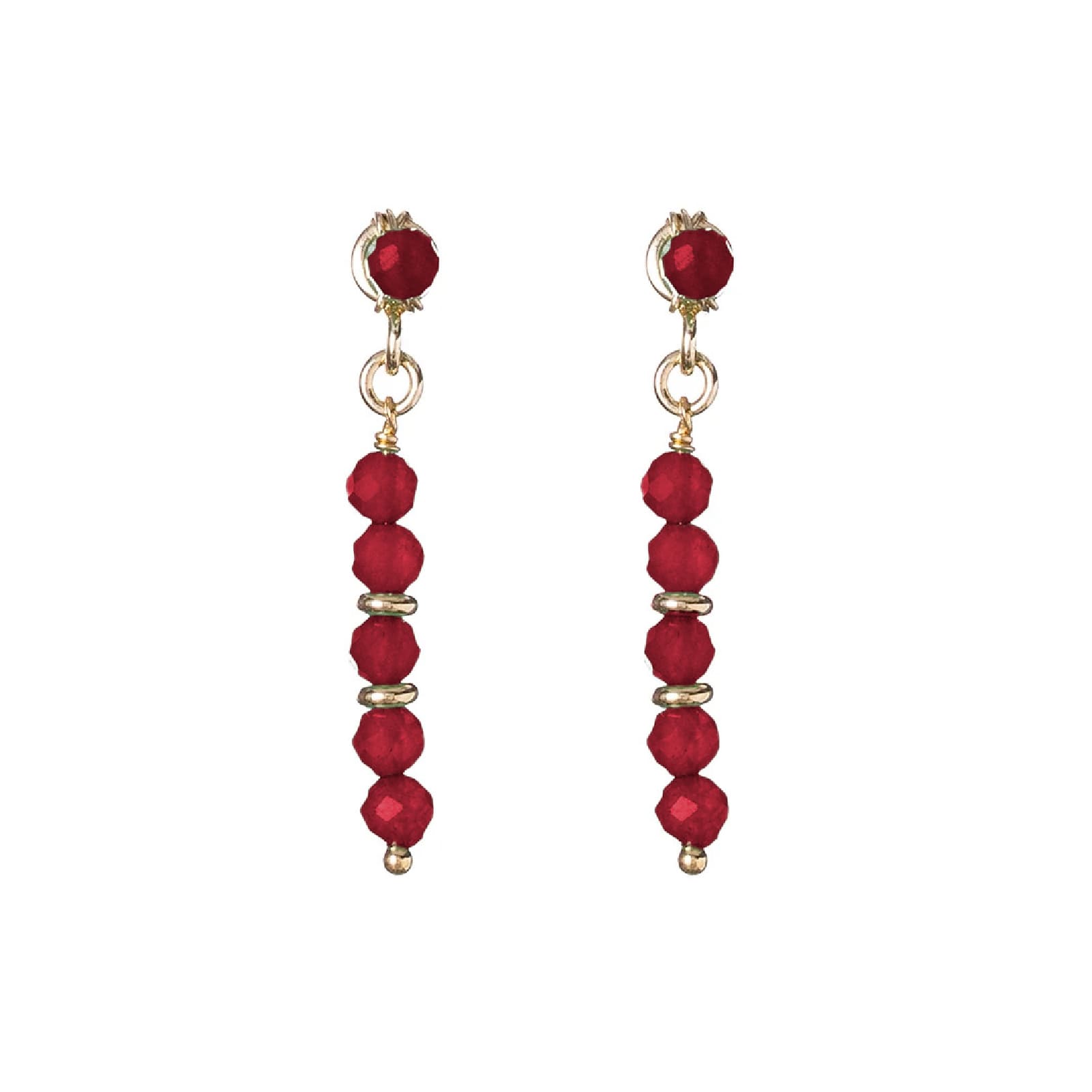 Donna SILVEGO Parure da Donna in Argento 925 con Rubino Sintetico Goccia slarack Donna SILVEGO Parure da Donna in Argento 925 con Rubino Sintetico Goccia slarack