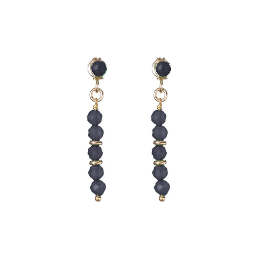 Orecchini pendenti Alisia argento dorato spinello e rondelle MISURA UNICA