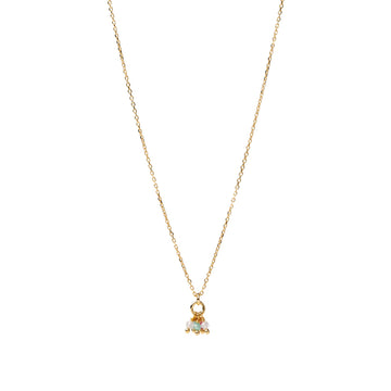 Collana catena Alisia in argento dorato con pendente multicolor MISURA UNICA