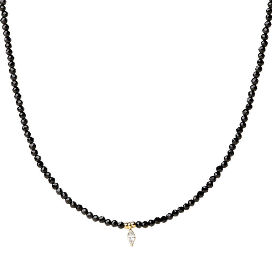 Collana Alisia Ember in argento dorato spinello e zircone MISURA UNICA