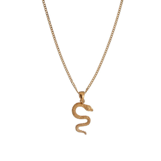 Collana donna Alisia Snake in argento dorato con serpente AL3025-ORO-1