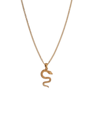 Collana girocollo da donna Alisia Snake in argento 925 dorato con ciondolo a forma di serpente AL3025-ORO