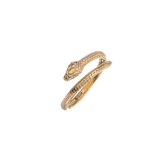 Anello regolabile donna Alisia Snake in argento dorato con serpente AL3026-ORO-1