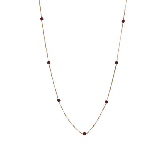 Collana Alisia da donna AL4081-ORO-GRANATO-1