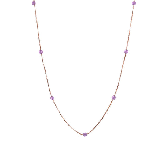 Collana Alisia da donna AL4081-ROSATO-AMETISTA-1