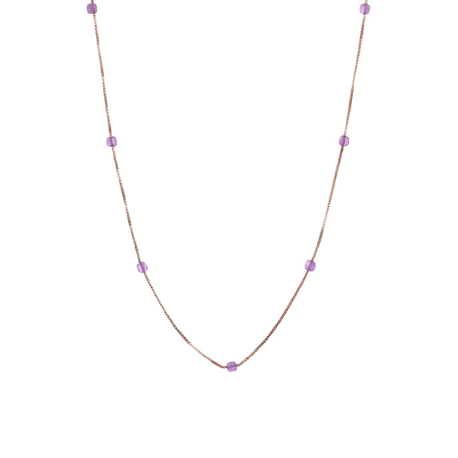Collana Alisia da donna AL4081-ROSATO-AMETISTA-1