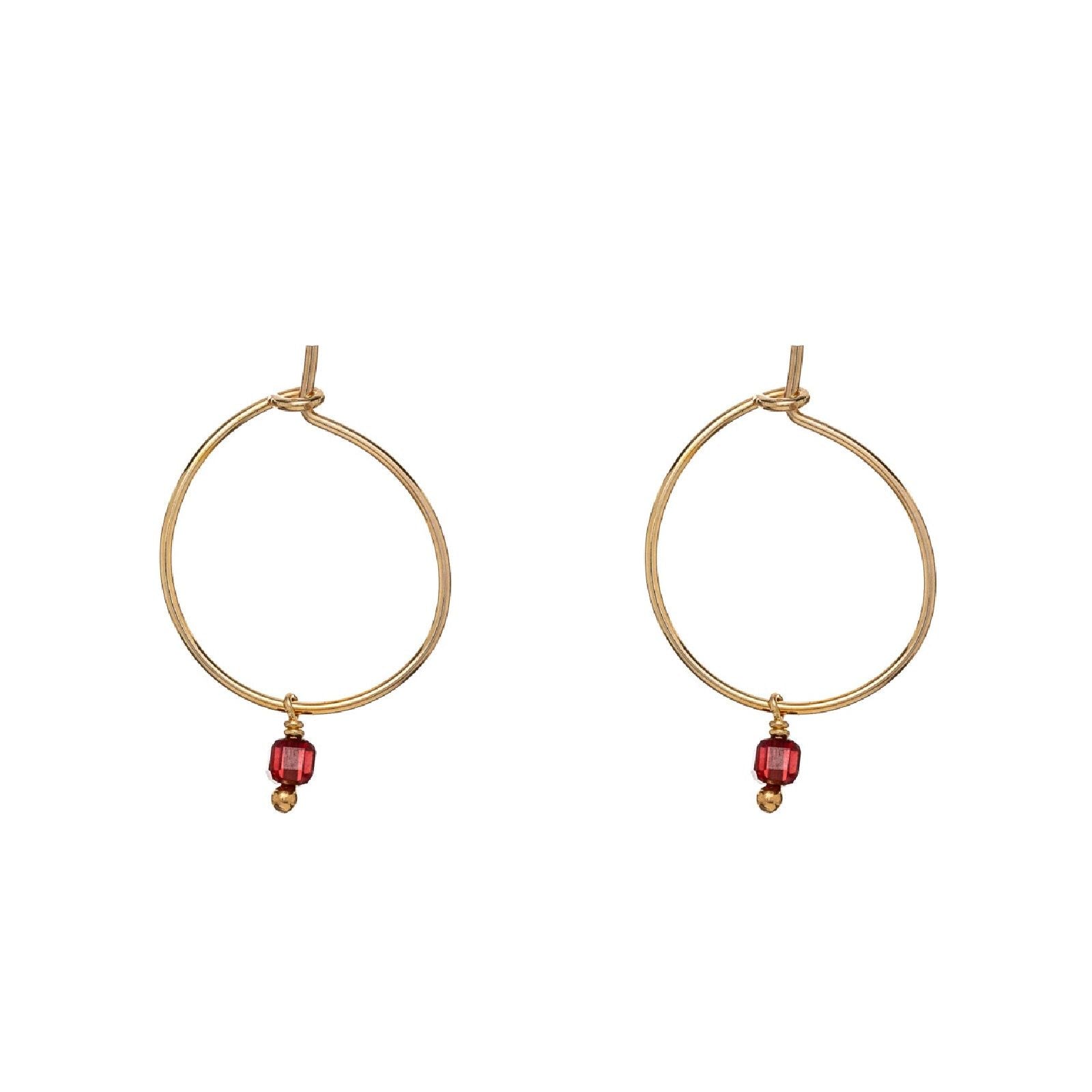 Orecchini Alisia da donna AL4083-ORO-GRANATO-1
