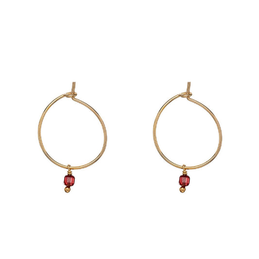 Orecchini Alisia da donna AL4083-ORO-GRANATO-1