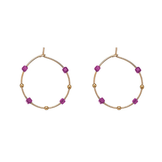 Orecchini Alisia da donna AL4087-ORO-RUBINO-1