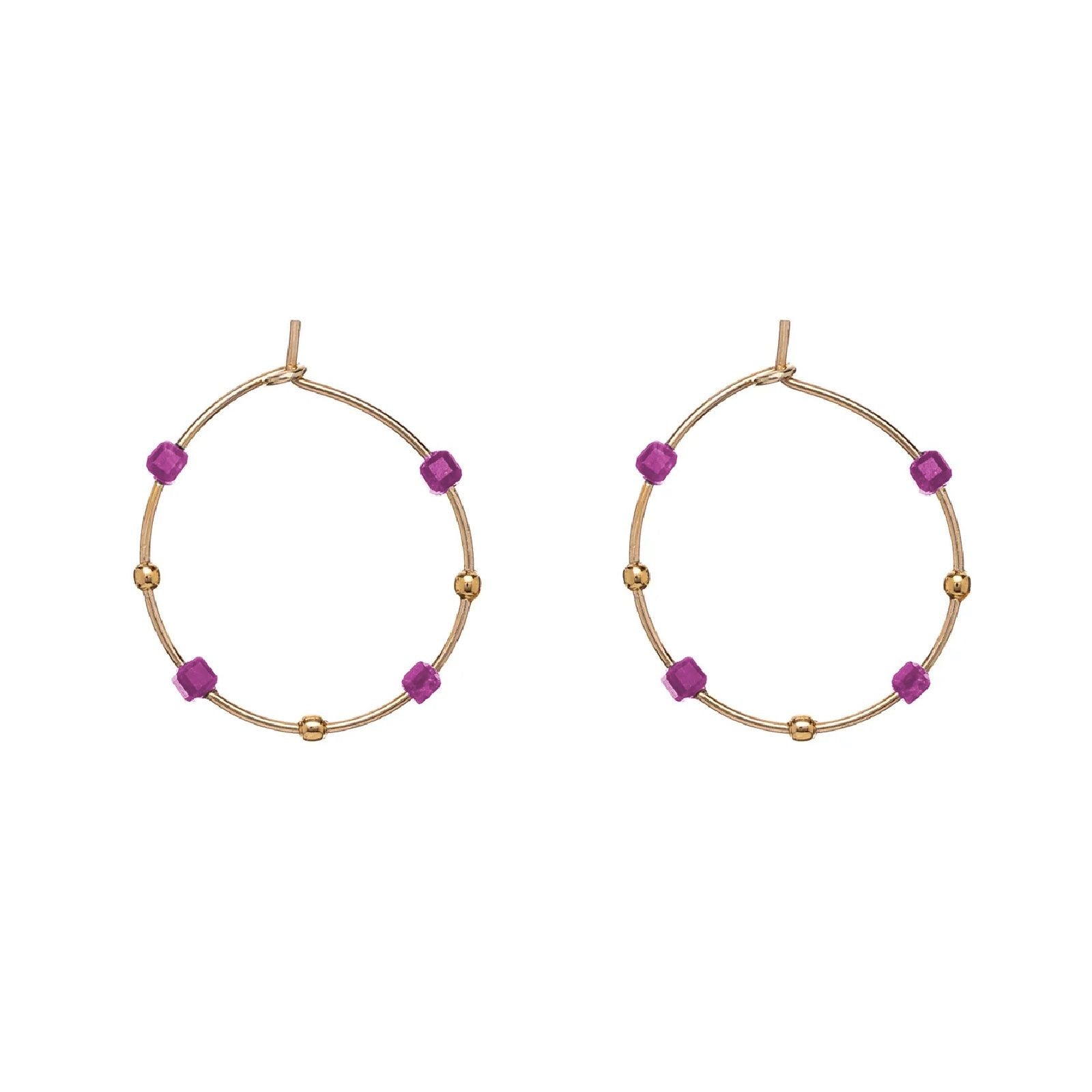 Orecchini Alisia da donna AL4087-ORO-RUBINO-1