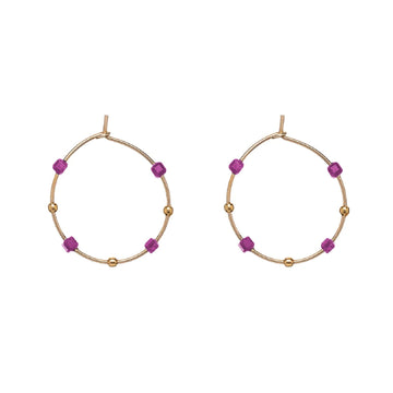 Orecchini Alisia da donna AL4087-ORO-RUBINO-1