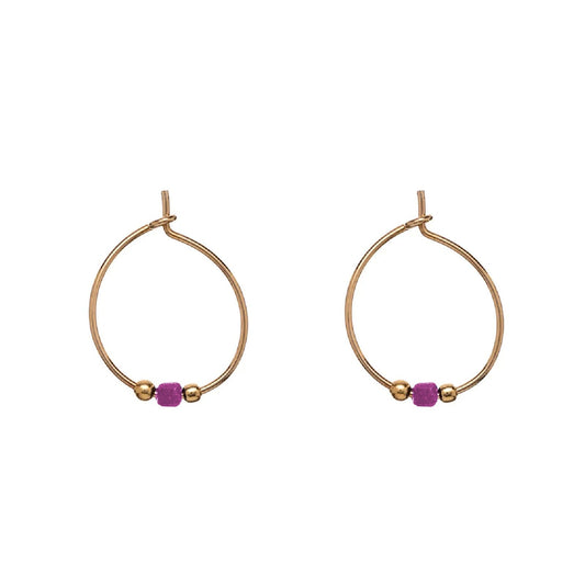 Orecchini Alisia da donna AL4093-ORO-RUBINO-1