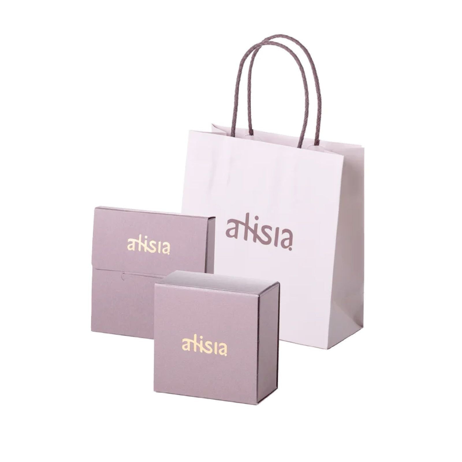 Bracciale donna Alisia in argento dorato 5 pietre bordeaux AL879-ORO-BORDEAUX-2