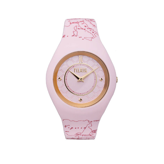 Orologio donna Alviero Martini Gao Map in silicone rosa MISURA UNICA