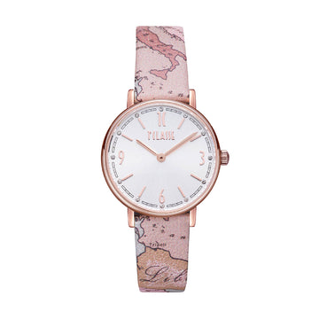 Orologio solo tempo Alviero Martini in acciaio pelle rosa MISURA UNICA