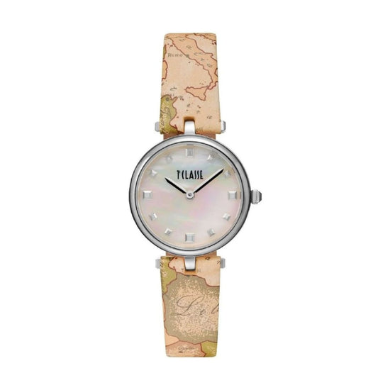 Orologio Alviero Martini acciaio e pelle quadrante madreperla MISURA UNICA