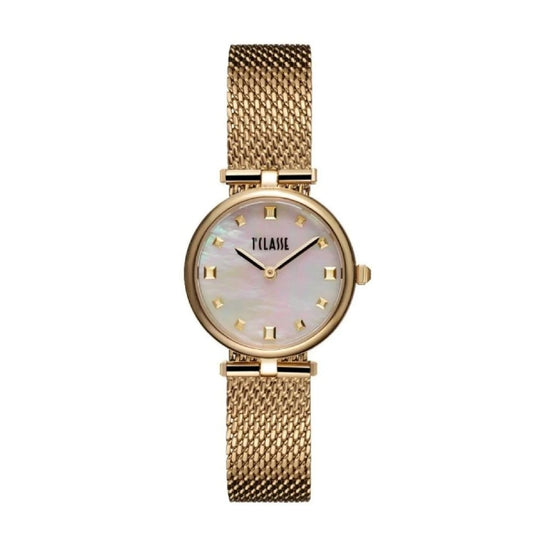 Orologio Alviero Martini acciaio dorato con maglia Milano MISURA UNICA