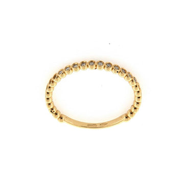 Anello tuttogiro donna Rose Gioielli in oro giallo con diamanti 0,135ct AN268G-1