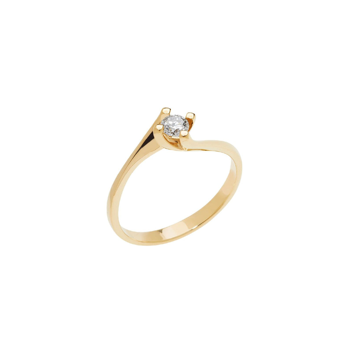 Anelli in oro con pietra Comete donna