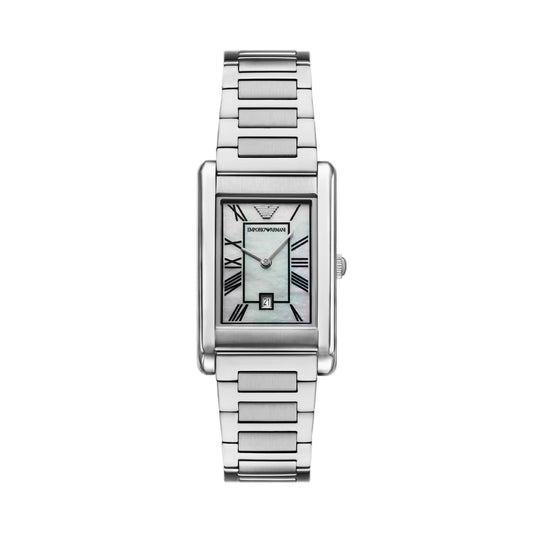 Orologio solo tempo Emporio Armani acciaio con madreperla MISURA UNICA