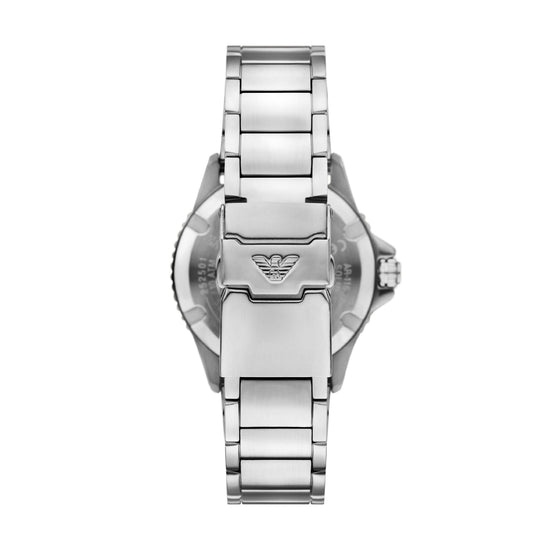 Orologio uomo Armani acciaio bicolor con quadrante grigio MISURA UNICA