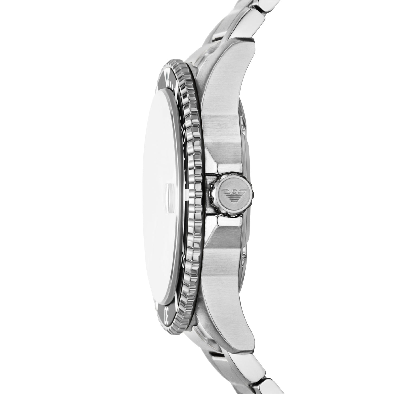 Orologio uomo Armani acciaio bicolor con quadrante grigio MISURA UNICA
