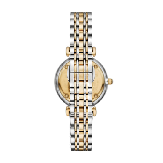 Orologio Armani da donna in acciao bicolor rodio e oro MISURA UNICA
